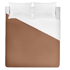 Brass Knuckles Brown Duvet Cover (queen Size) by FabChoice