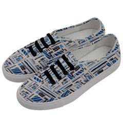 Ethnic Geometric Abstract Textured Art Men s Classic Low Top Sneakers by dflcprintsclothing