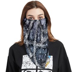 Glithc Grunge Abstract Print Face Covering Bandana (triangle) by dflcprintsclothing