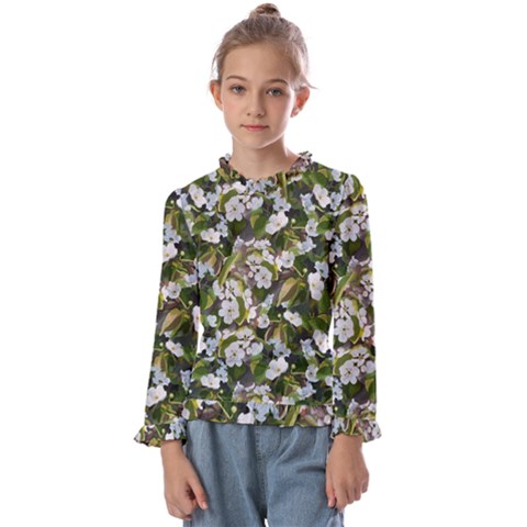 Blooming Garden Kids  Frill Detail Tee by SychEva