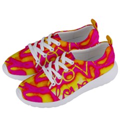 Pop Art Love Graffiti Women s Lightweight Sports Shoes by essentialimage365