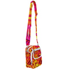  Graffiti Love Shoulder Strap Belt Bag by essentialimage365