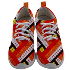 Pop Art Mosaic Mens Athletic Shoes by essentialimage365