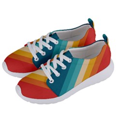 Classic Retro Stripes Women s Lightweight Sports Shoes by AlphaOmega