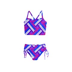 Pop Art Mosaic Girls  Tankini Swimsuit by essentialimage365
