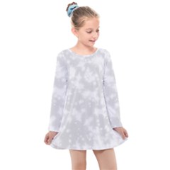 Rose White Kids  Long Sleeve Dress by Janetaudreywilson