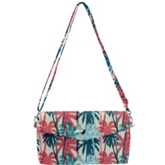 Tropical Love Removable Strap Clutch Bag by designsbymallika