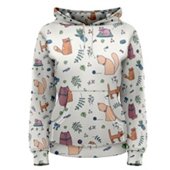 Funny Cats Women s Pullover Hoodie by SychEva