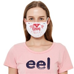 All You Need Is Love Cloth Face Mask (adult) by DinzDas
