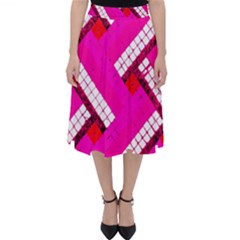 Pop Art Mosaic Classic Midi Skirt by essentialimage365