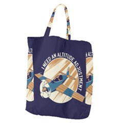 Airplane - I Need Altitude Adjustement Giant Grocery Tote
