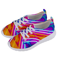 Pop Art Neon Wall Women s Lightweight Sports Shoes by essentialimage365