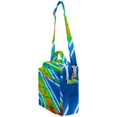 Pop Art Neon Wall Crossbody Day Bag by essentialimage365