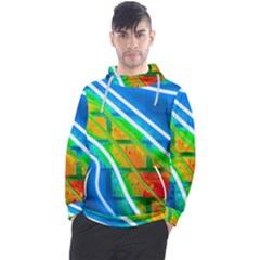 Pop Art Neon Wall Men s Pullover Hoodie by essentialimage365