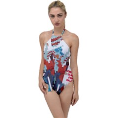 Kids Freedom Designs Go With The Flow One Piece Swimsuit by ArtLights
