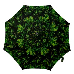 Jungle Camo Tropical Print Hook Handle Umbrellas (small) by dflcprintsclothing