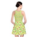 Vector Fruits pattern, pastel colors, yellow background Reversible Skater Dress View2