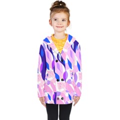 Aquatic Surface Patterns-04 Kids  Double Breasted Button Coat by Designops73