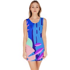 Aquatic Surface Patterns Bodycon Dress by Designops73