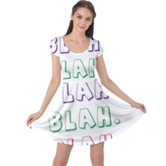 Blah Blah Cap Sleeve Dress by designsbymallika