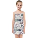 Mosaic Print Kids  Summer Sun Dress