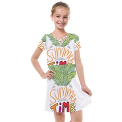 Summer Time Kids  Cross Web Dress by designsbymallika