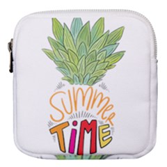 Summer Time Mini Square Pouch by designsbymallika