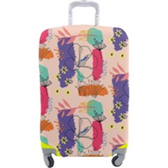 Minimal Floral Art Luggage Cover (large) by designsbymallika