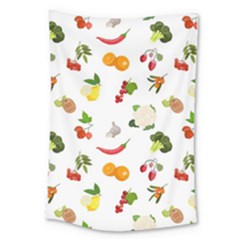 Fruits, Vegetables And Berries Large Tapestry by SychEva