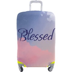 Blessed Luggage Cover (large) by designsbymallika