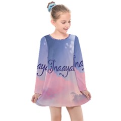 Inaayat Kids  Long Sleeve Dress by designsbymallika