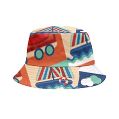 Travel With Love Bucket Hat by designsbymallika