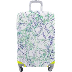 Splatter Abstract Bright Print Luggage Cover (large) by dflcprintsclothing