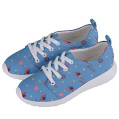Baby Elephant Flying On Balloons Women s Lightweight Sports Shoes by SychEva