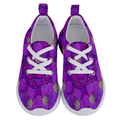 Fantasy Flowers In Paradise Calm Style Running Shoes by pepitasart