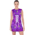 Fantasy Flowers In Paradise Calm Style Lace Up Front Bodycon Dress View1
