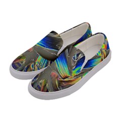 Holographic Texture Women s Canvas Slip Ons by uggoff