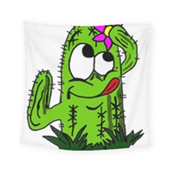 Cactus Square Tapestry (small) by IIPhotographyAndDesigns