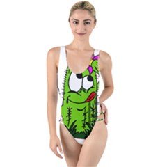 Cactus High Leg Strappy Swimsuit by IIPhotographyAndDesigns