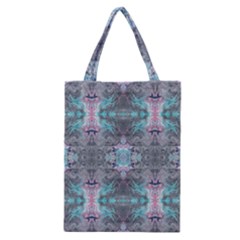 Turquoise Pink Module  Classic Tote Bag by kaleidomarblingart