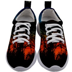 Sunset Colorful Nature Scene Kids Athletic Shoes by dflcprintsclothing