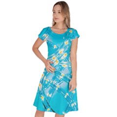 Pop Art Neuro Light Classic Short Sleeve Dress by essentialimage365