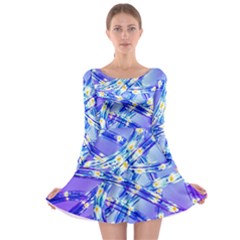 Pop Art Neuro Light Long Sleeve Skater Dress by essentialimage365