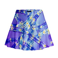 Pop Art Neuro Light Mini Flare Skirt by essentialimage365