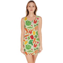 Vegetables Love Bodycon Dress by designsbymallika