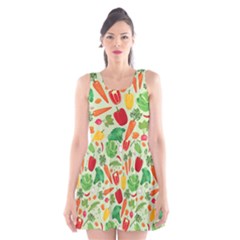 Vegetables Love Scoop Neck Skater Dress by designsbymallika