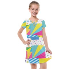 Geometric Pattern Kids  Cross Web Dress by designsbymallika