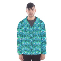 Big Roses In The Forest Men s Hooded Windbreaker by pepitasart