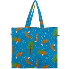 Red Fox In The Forest Canvas Travel Bag by SychEva