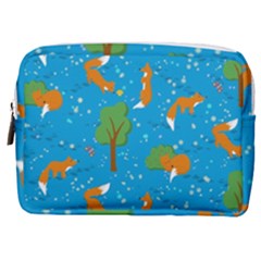 Red Fox In The Forest Make Up Pouch (medium) by SychEva